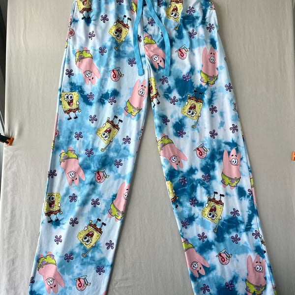 SpongeBob SquarePants Tie-Dye Sleep Pants Size Medium