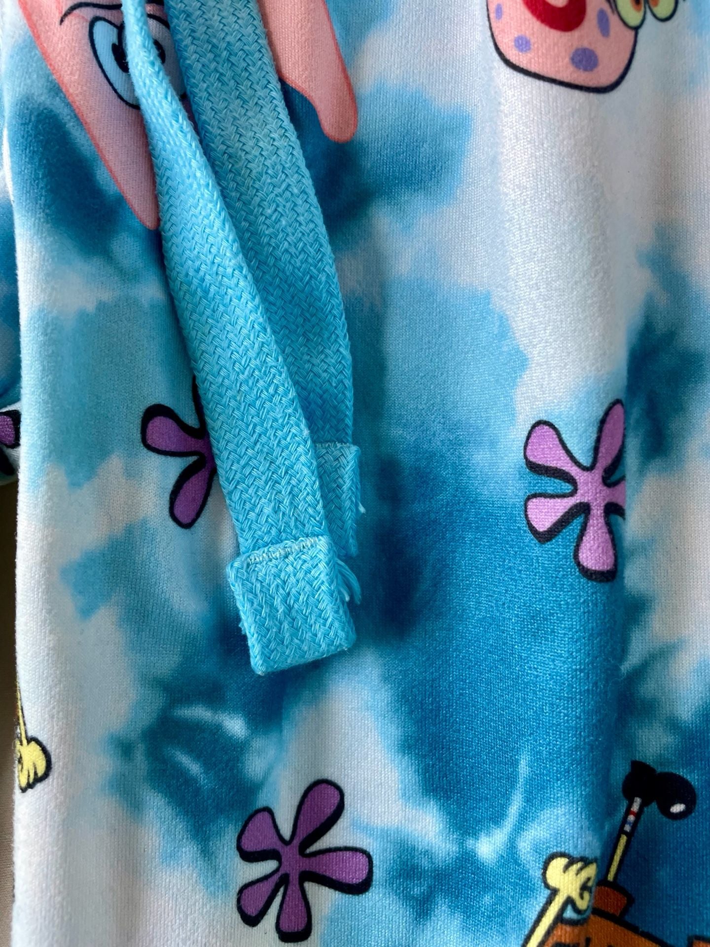 SpongeBob SquarePants Tie-Dye Sleep Pants Size Medium 8