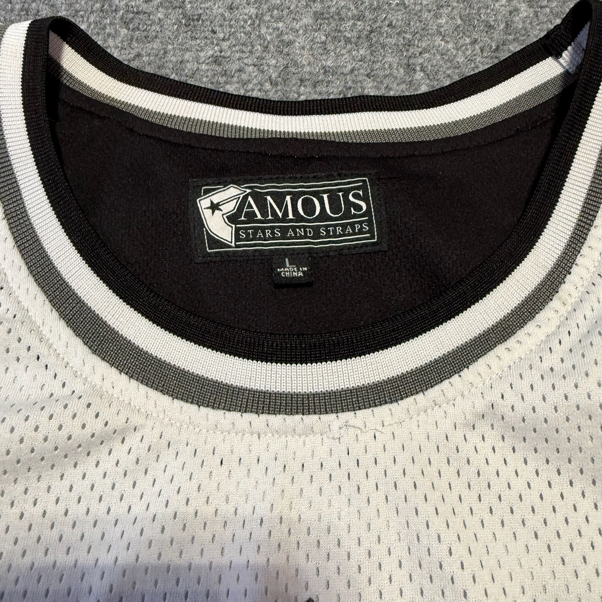 Vintage Famous Stars and Straps Tri-Star Reversible Mesh Jersey Tank Top 5