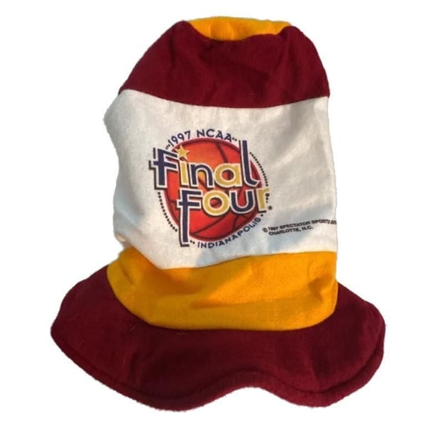 Vintage 1997 NCAA Final Four Indianapolis Spectator Sports Services Plush Hat