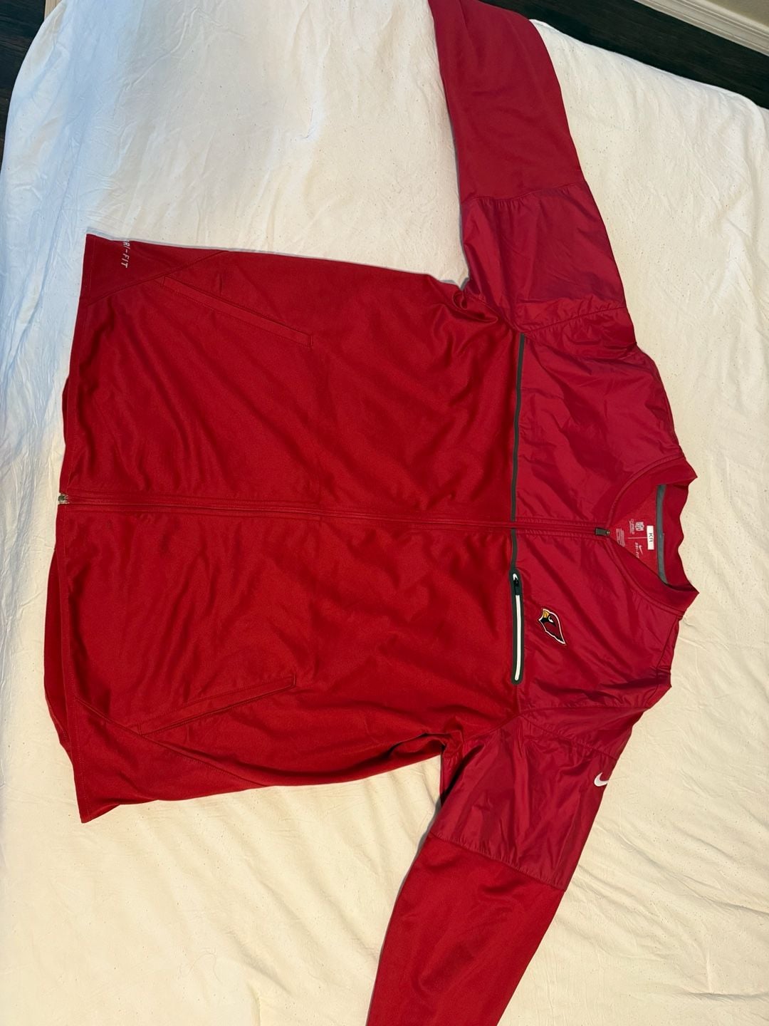 Nike NFL Arizona Cardinals Elite Hybrid On-Field Sideline Full-Zip Jacket 3