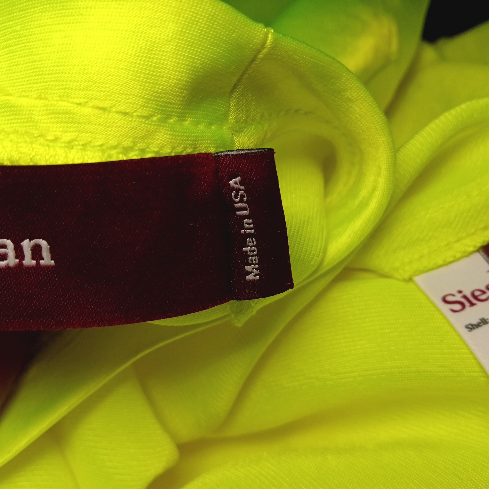 Sies Marjan S/S 2017 Neon Yellow Satin Nik Wrap Top 9