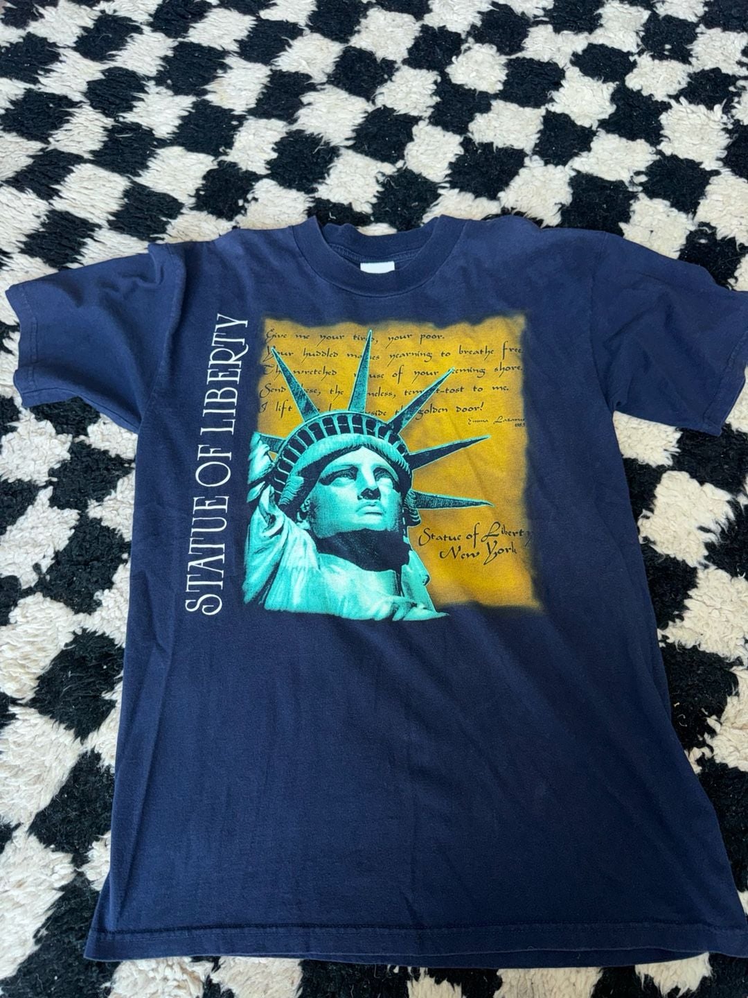 Vintage 90s Dynasty Statue of Liberty New York Graphic T-Shirt 2