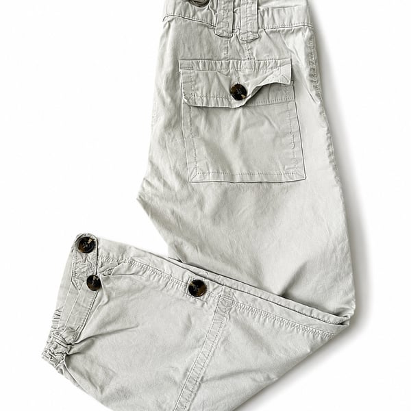 Sanctuary Surplus Beige Cargo Crop Pants