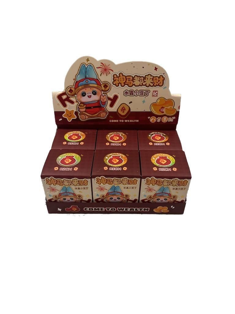 Xin Zhi Ji Crystal Little Bean Come To Wealth Blind Box Mystery Figure 7