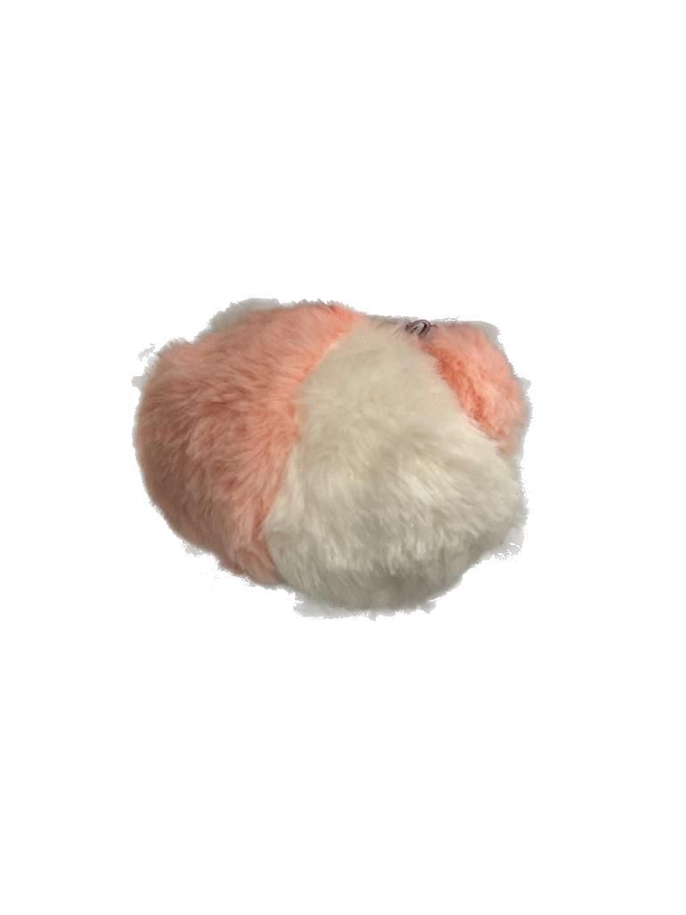 DOMI PinPin World Series Pink and White Bear Plush Pouch Keychain 5