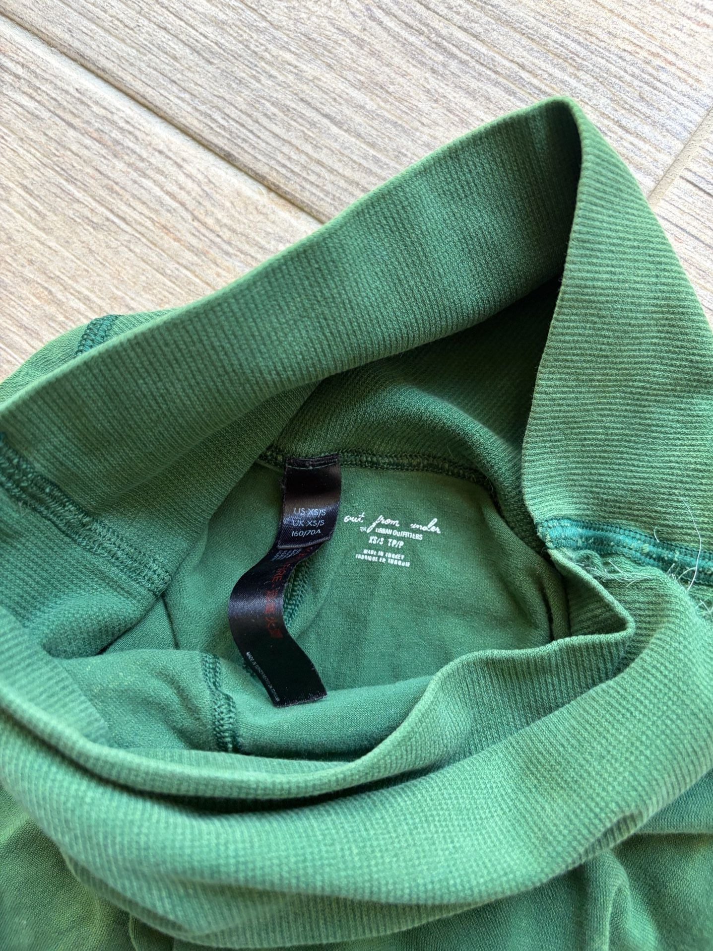 Out From Under Urban Outfitters Marky Seamless Ribbed Leggings in Green 3