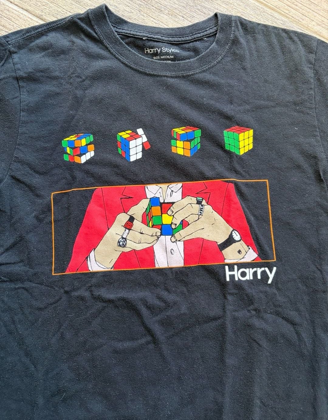 Harry Styles 2018 Rubik's Cube Tour Official Merchandise T-Shirt 1