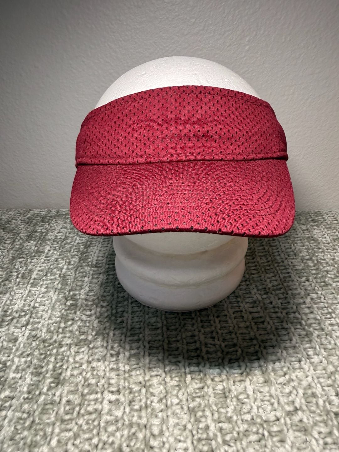 Augusta Sportswear Youth Maroon Mesh Adjustable Sports Sun Visor 2
