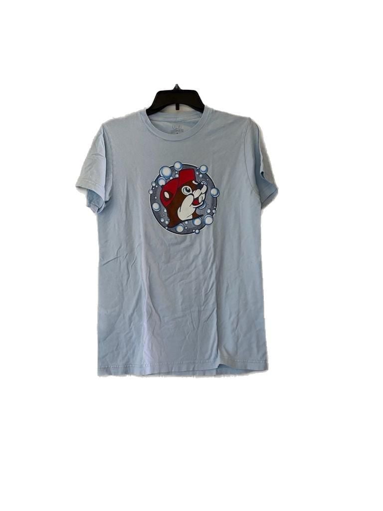Buc-ee's I Washed My Hands At Buc-ee's Light Blue Graphic T-Shirt 2