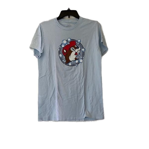 Buc-ee's I Washed My Hands At Buc-ee's Light Blue Graphic T-Shirt