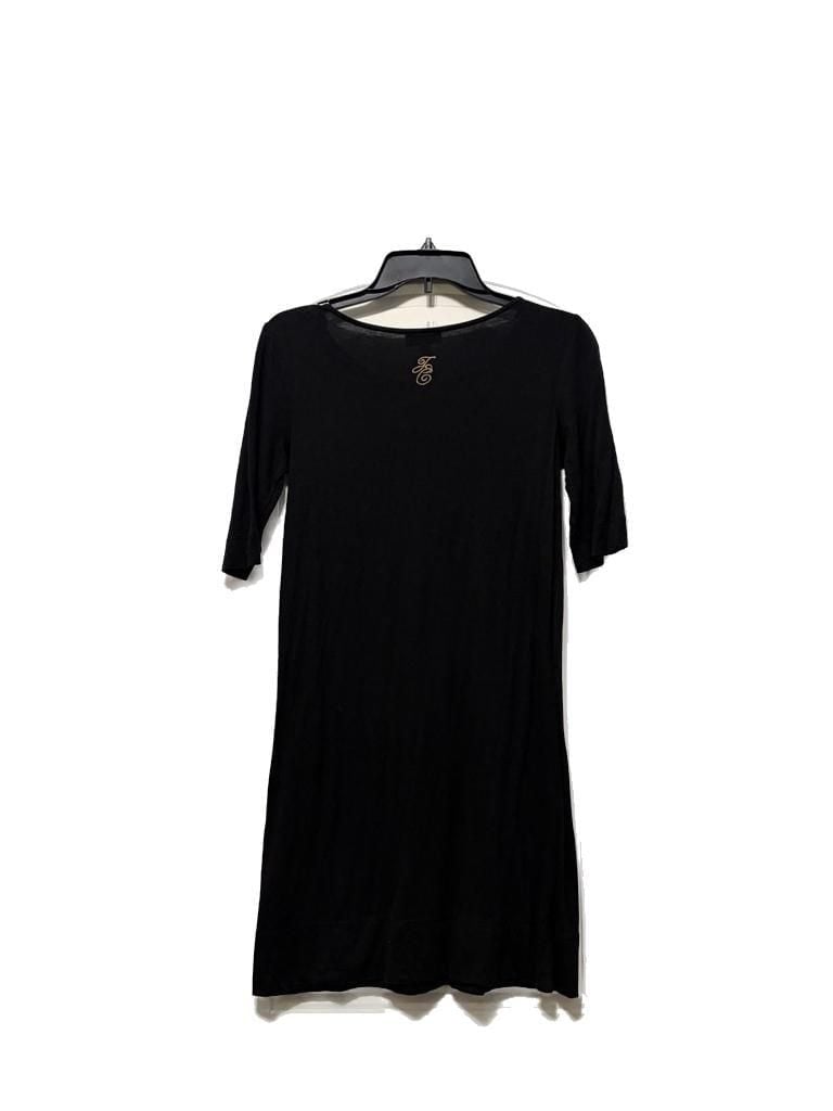 Juicy Couture Black Elbow Sleeve Mini Dress with Shoulder Zippers 5