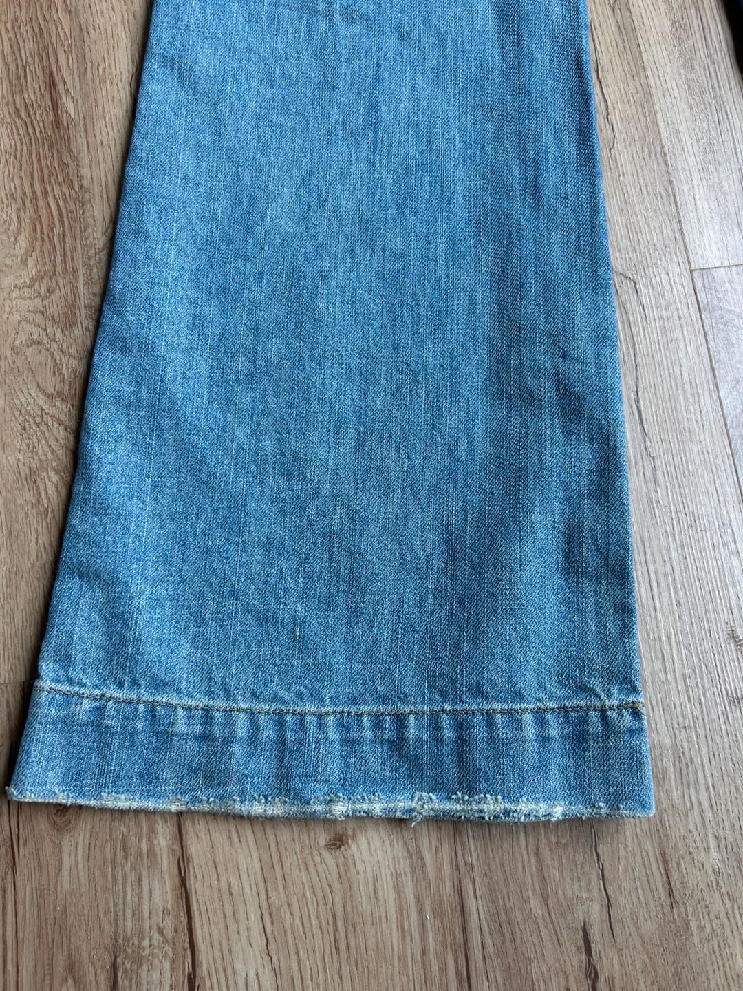 Tommy Hilfiger Vintage Y2K Flare Jeans with Ribbon Belt and Cargo Pockets size 6 5