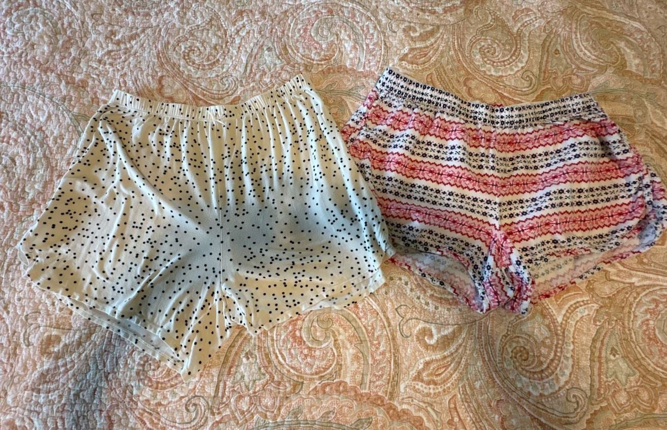 GapBody & Adore Me Sleep Shorts Set of 2, Polka Dot & Fair Isle, large 1