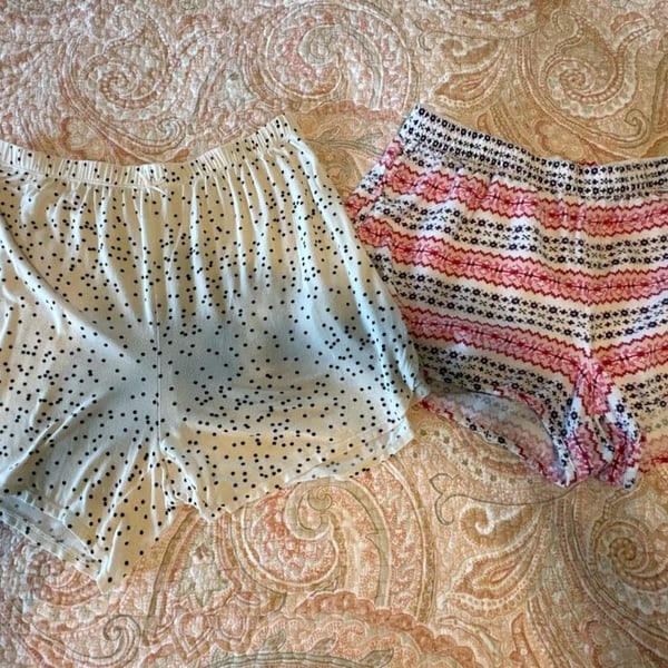 GapBody & Adore Me Sleep Shorts Set of 2,  Polka Dot & Fair Isle, large