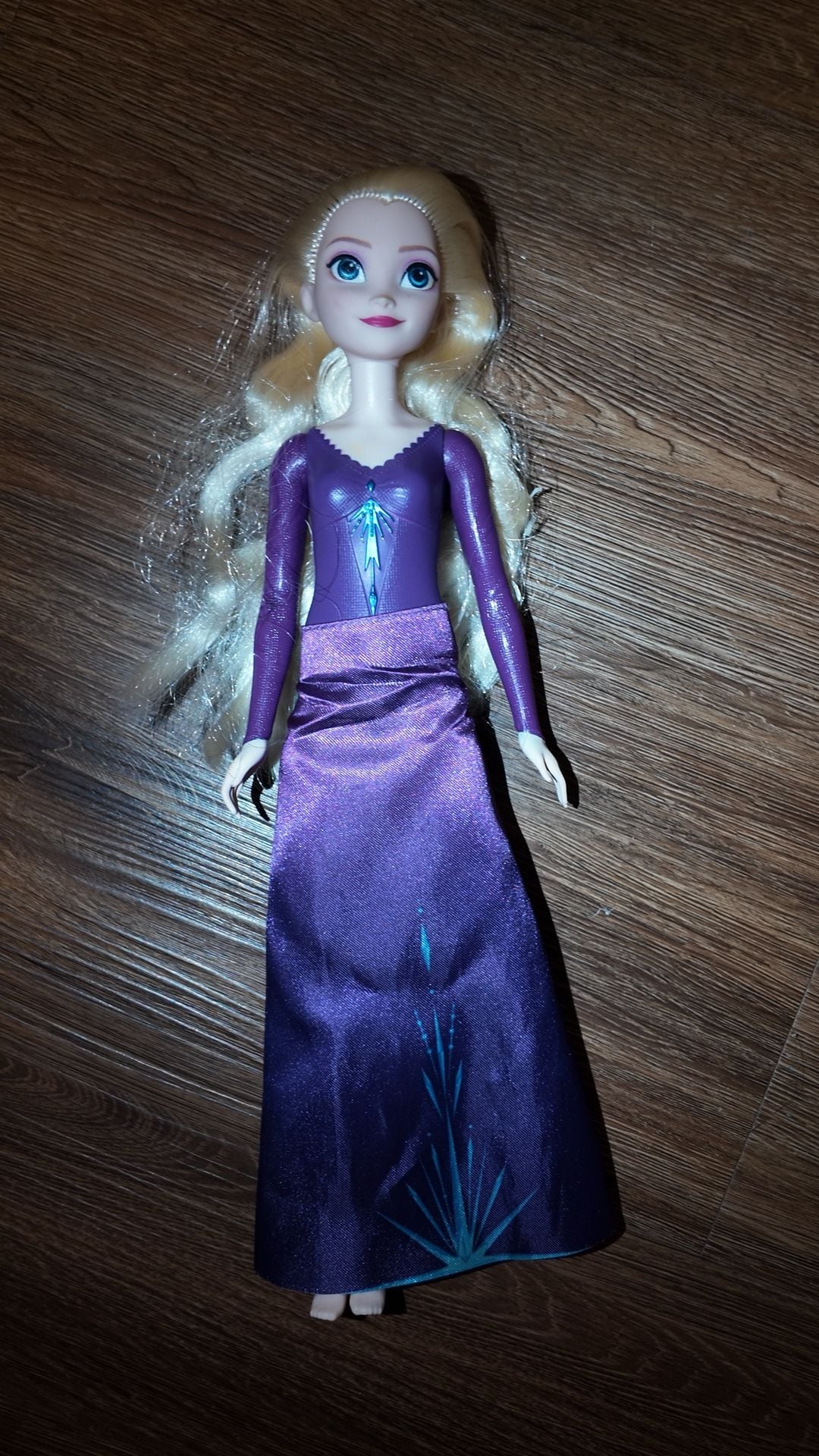 Disney Frozen Elsa 11.5" Fashion Doll in Purple Gown – Used (Mattel HLX27) 1