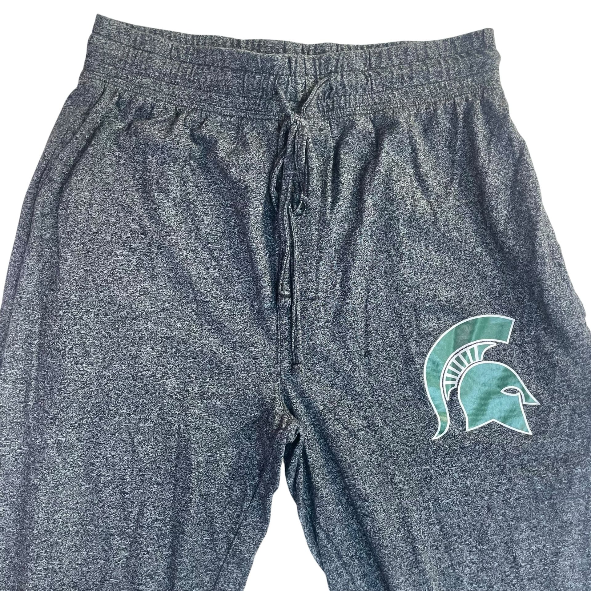 Michigan State Spartans Lounge Pajama Pants Gray Men’s Small 2