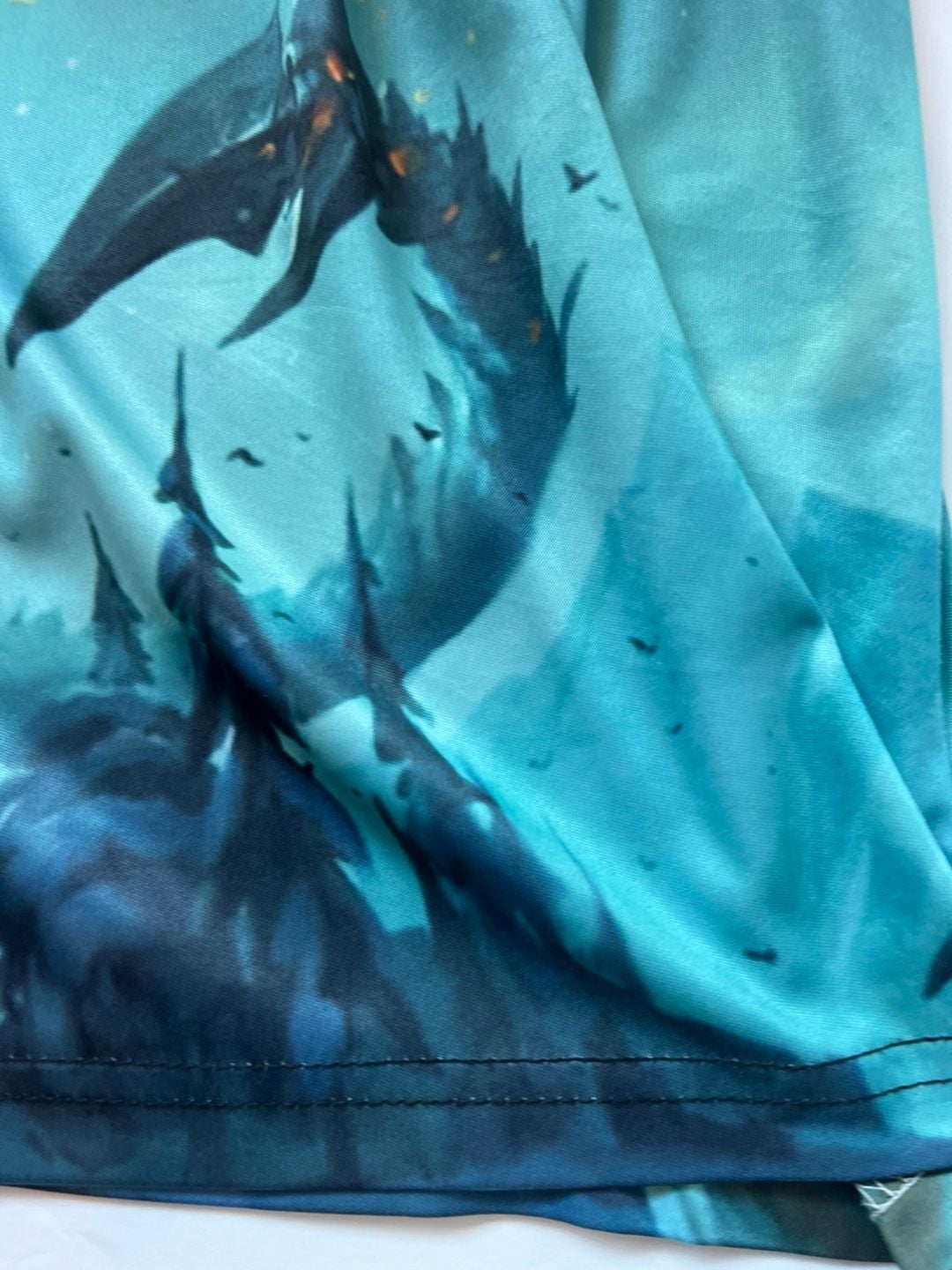 World of Warcraft Deathwing Dragon 3D Print T-Shirt 8