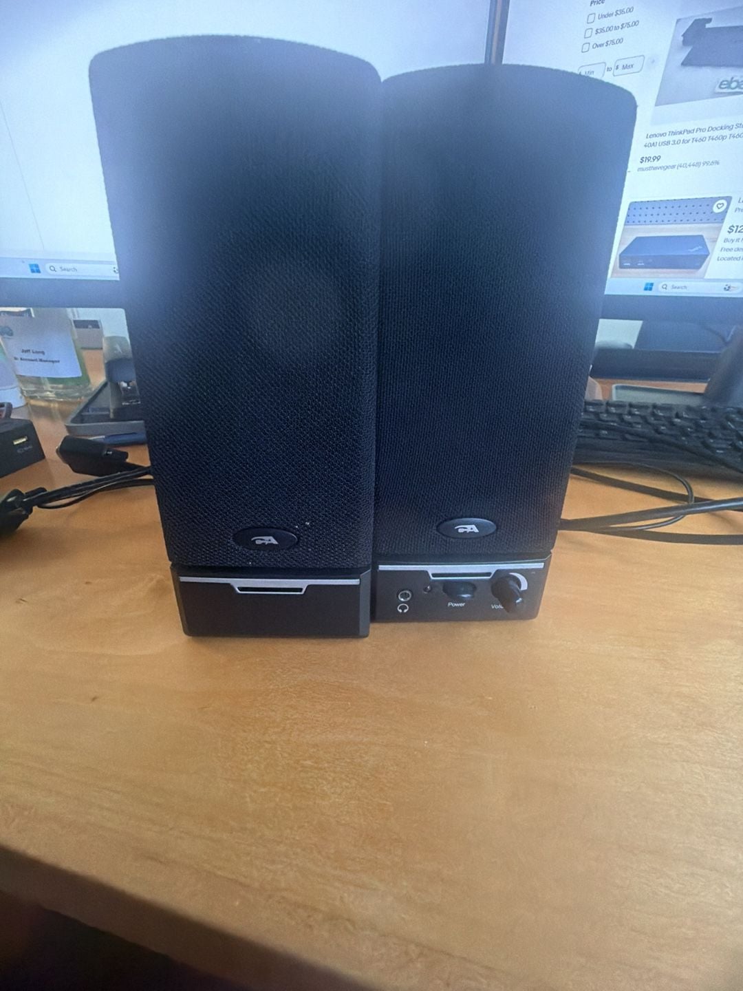 Cyber Acoustics CA-2014 Multimedia Desktop Computer Speakers 1