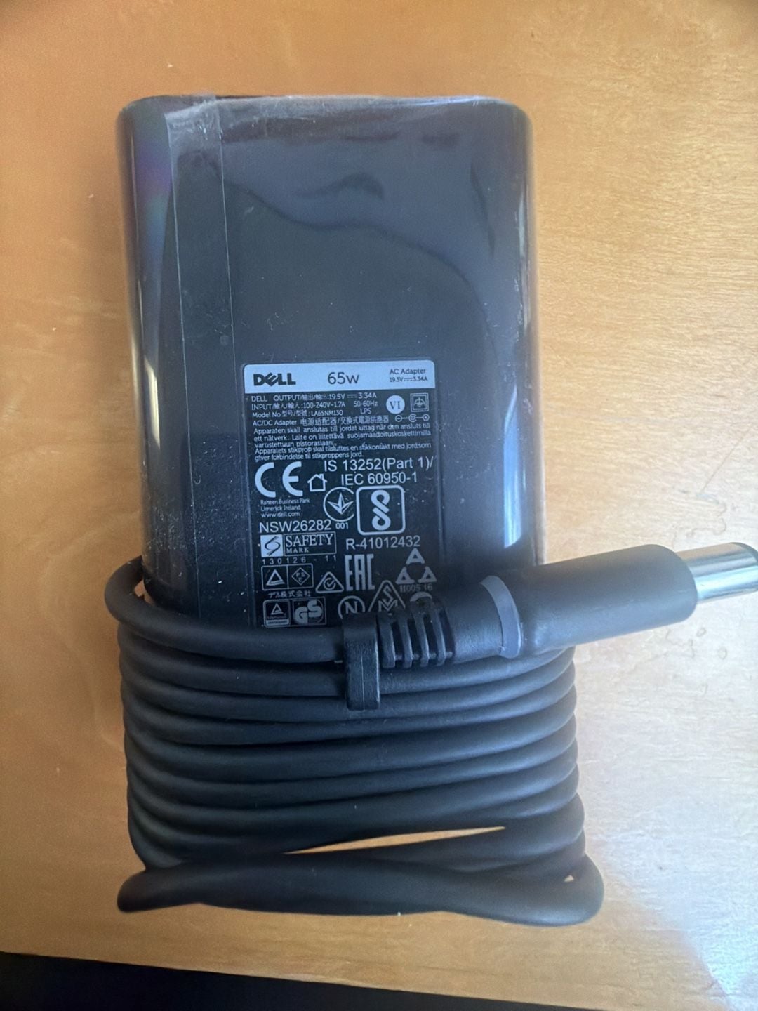 Genuine Dell 65W AC Adapter Power Charger LA65NM130 2