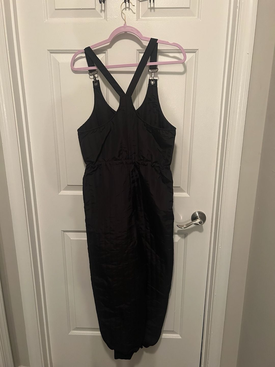 Urban Outfitters Quilted Nylon Zip-Front Overall Jumpsuit 5