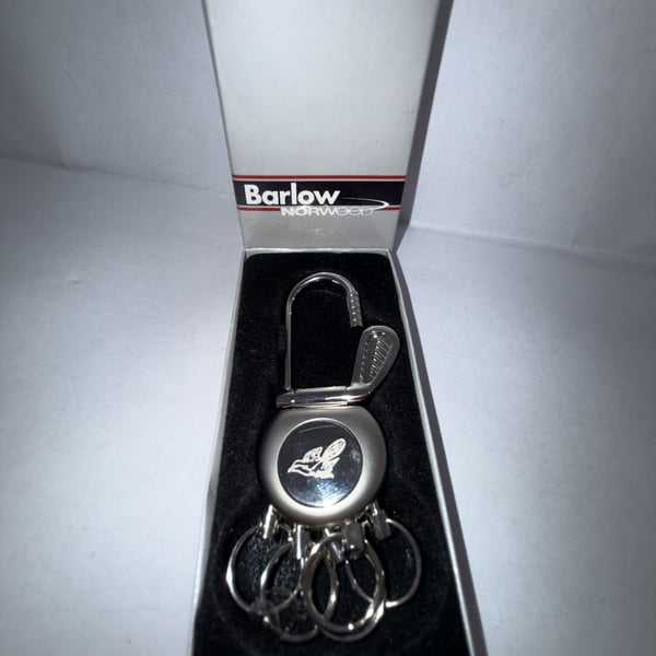 Barlow Norwood Golf Club and Ball Multi-Ring Detachable Keychain with Box