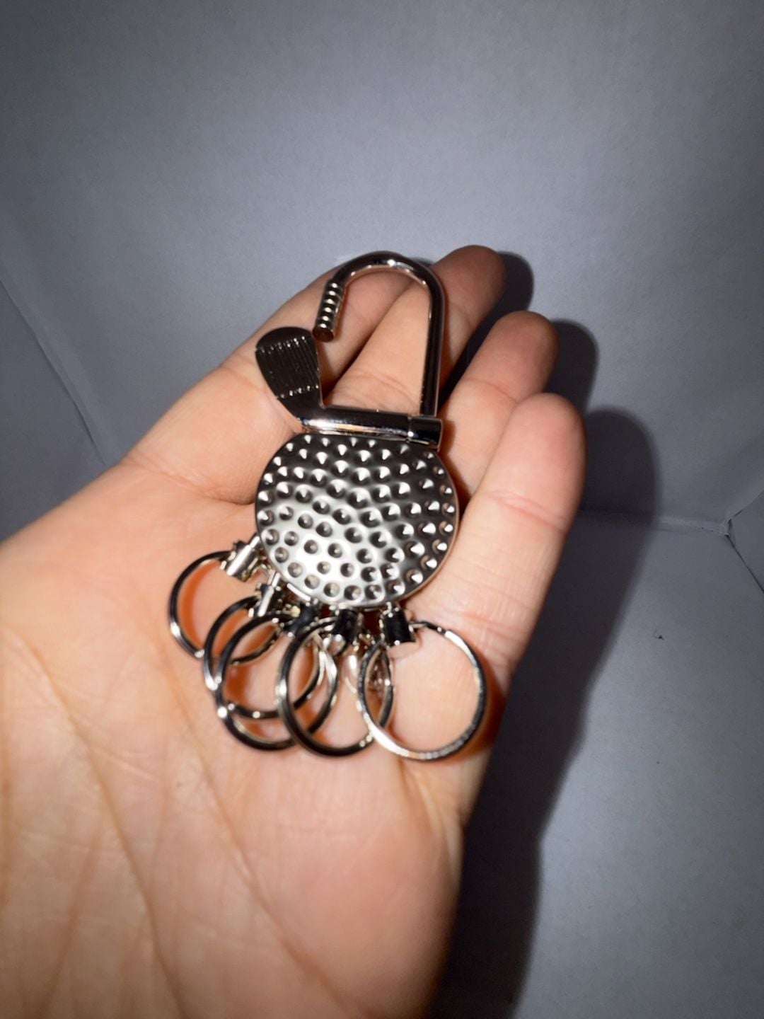 Barlow Norwood Golf Club and Ball Multi-Ring Detachable Keychain with Box 4