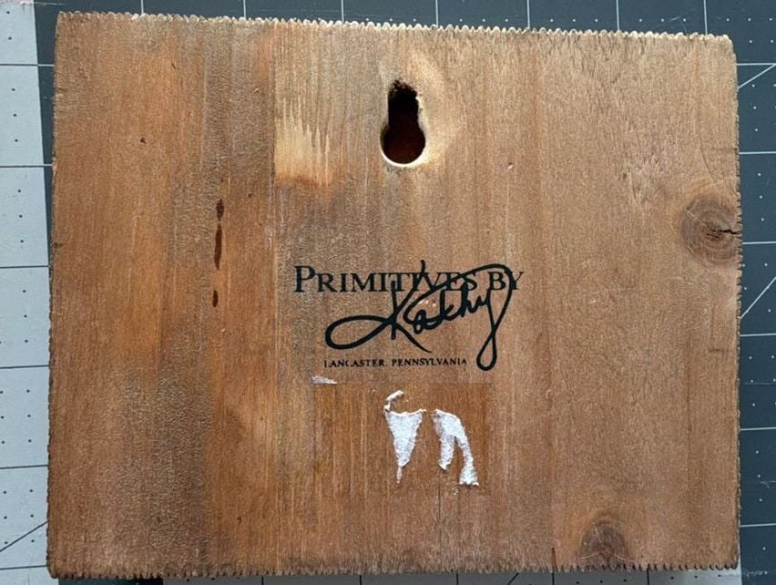Primitives by Kathy Rainbow After the Storm Farm Truck Block Sign 2