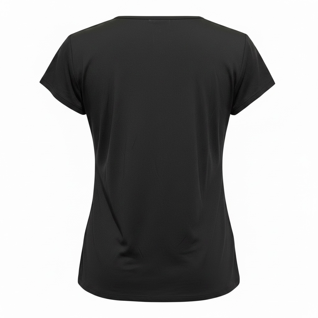 T Tahari Black Ruffle Front V-Neck Short Sleeve Blouse 3