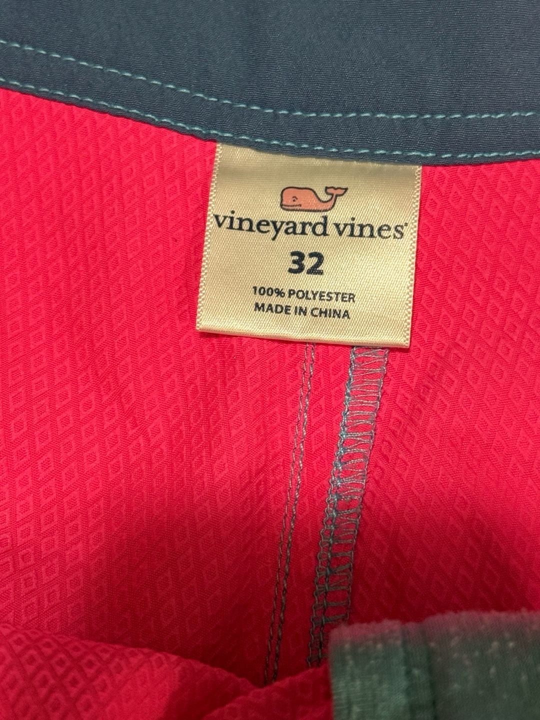 Vineyard Vines Men's Neon Colorblock Board Shorts Swim Trunks Size 32 3