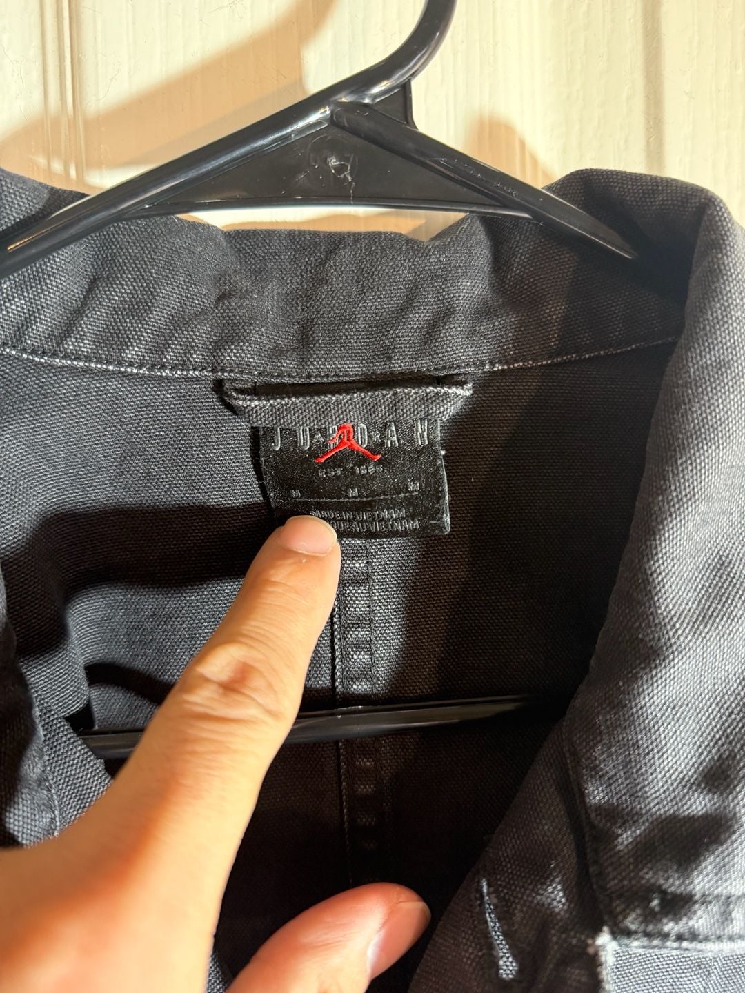 Jordan Essentials Canvas Workwear Chore Jacket Black FN4527-010 5
