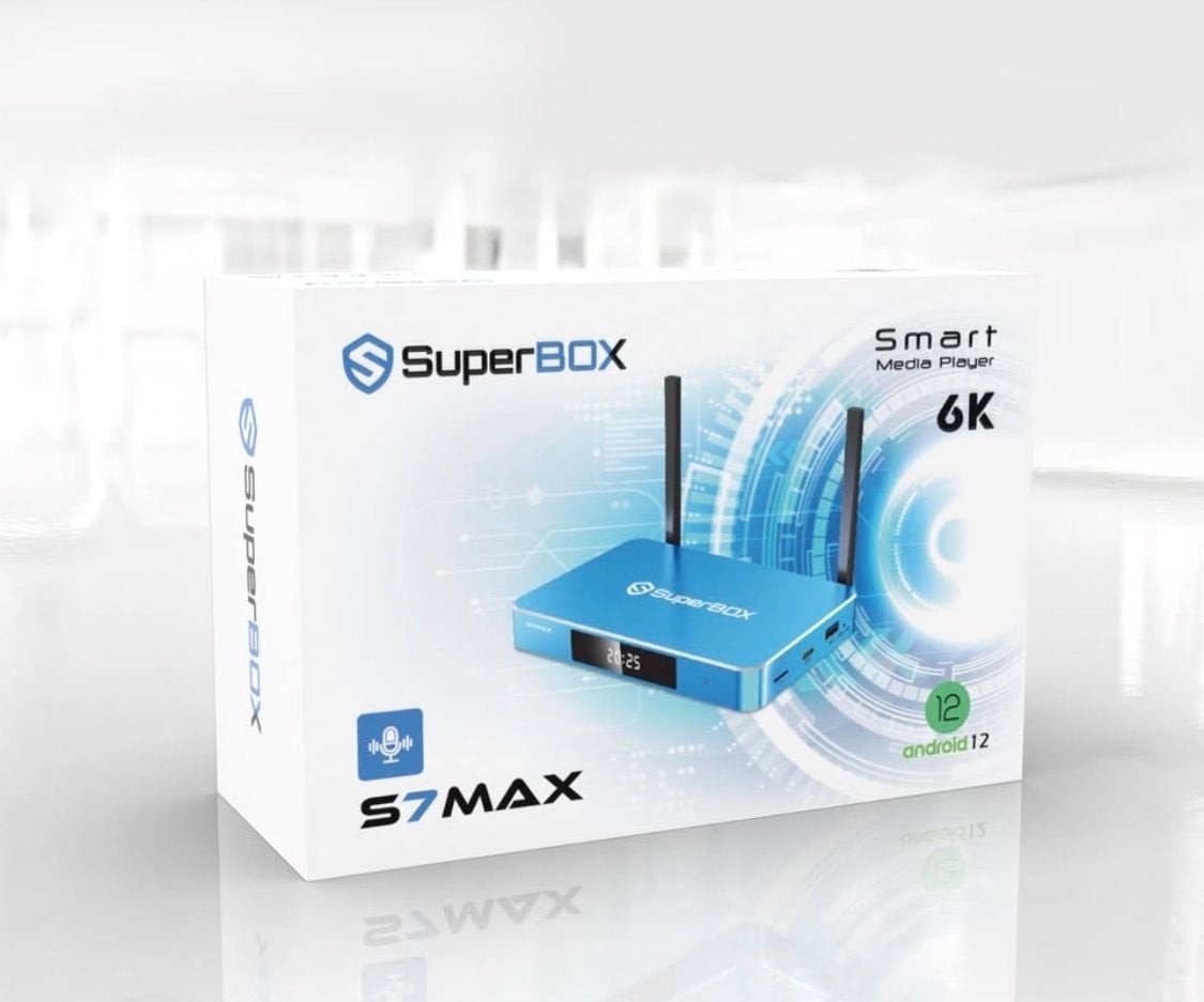 SuperBOX S7 MAX Android 12.0 Smart Media Player 6K WiFi 6 5