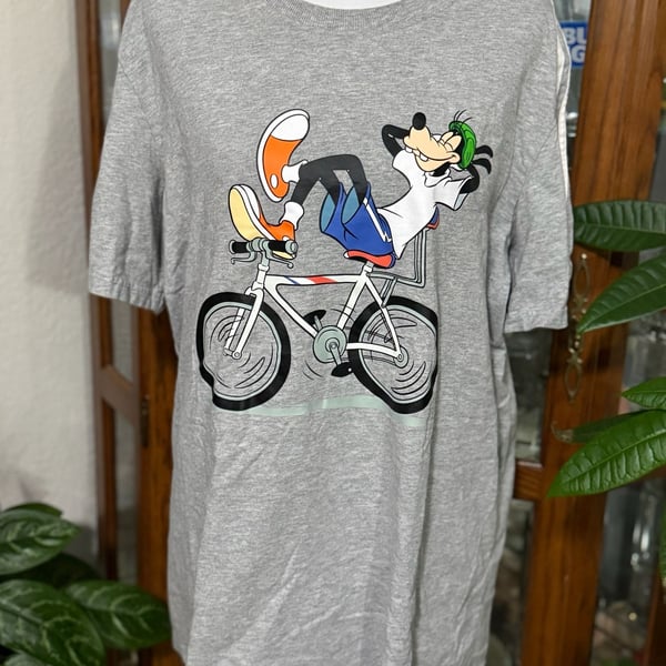 adidas x Disney Goofy Cycling Graphic 3-Stripe T-Shirt