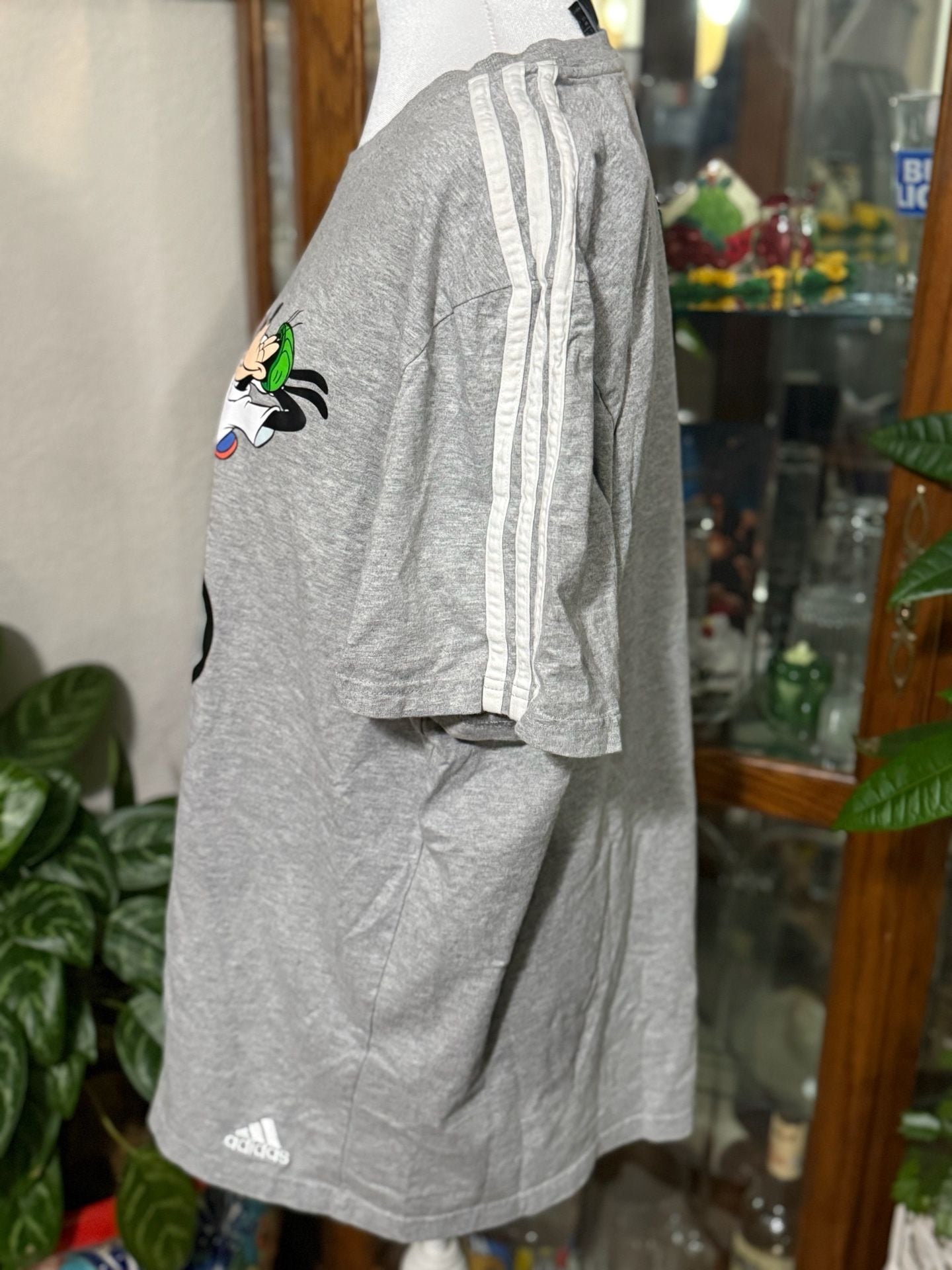 adidas x Disney Goofy Cycling Graphic 3-Stripe T-Shirt 4