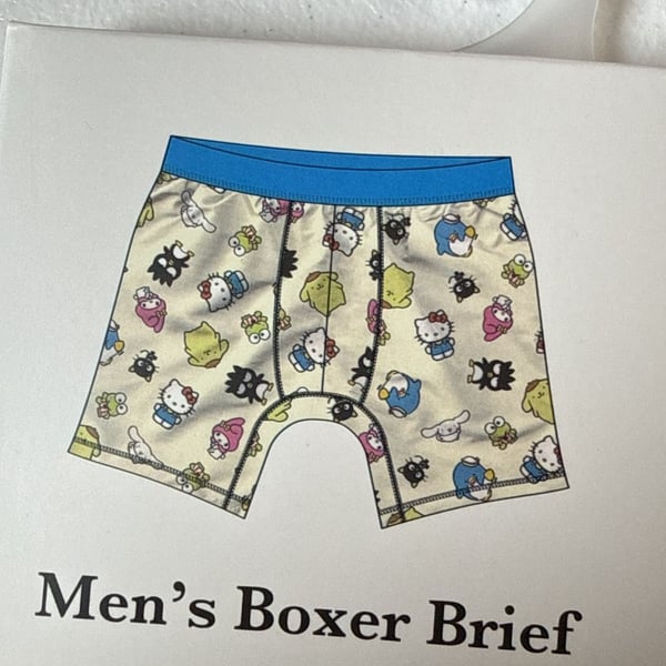 Sanrio Hello Kitty and Friends Bioworld Men's Boxer Brief