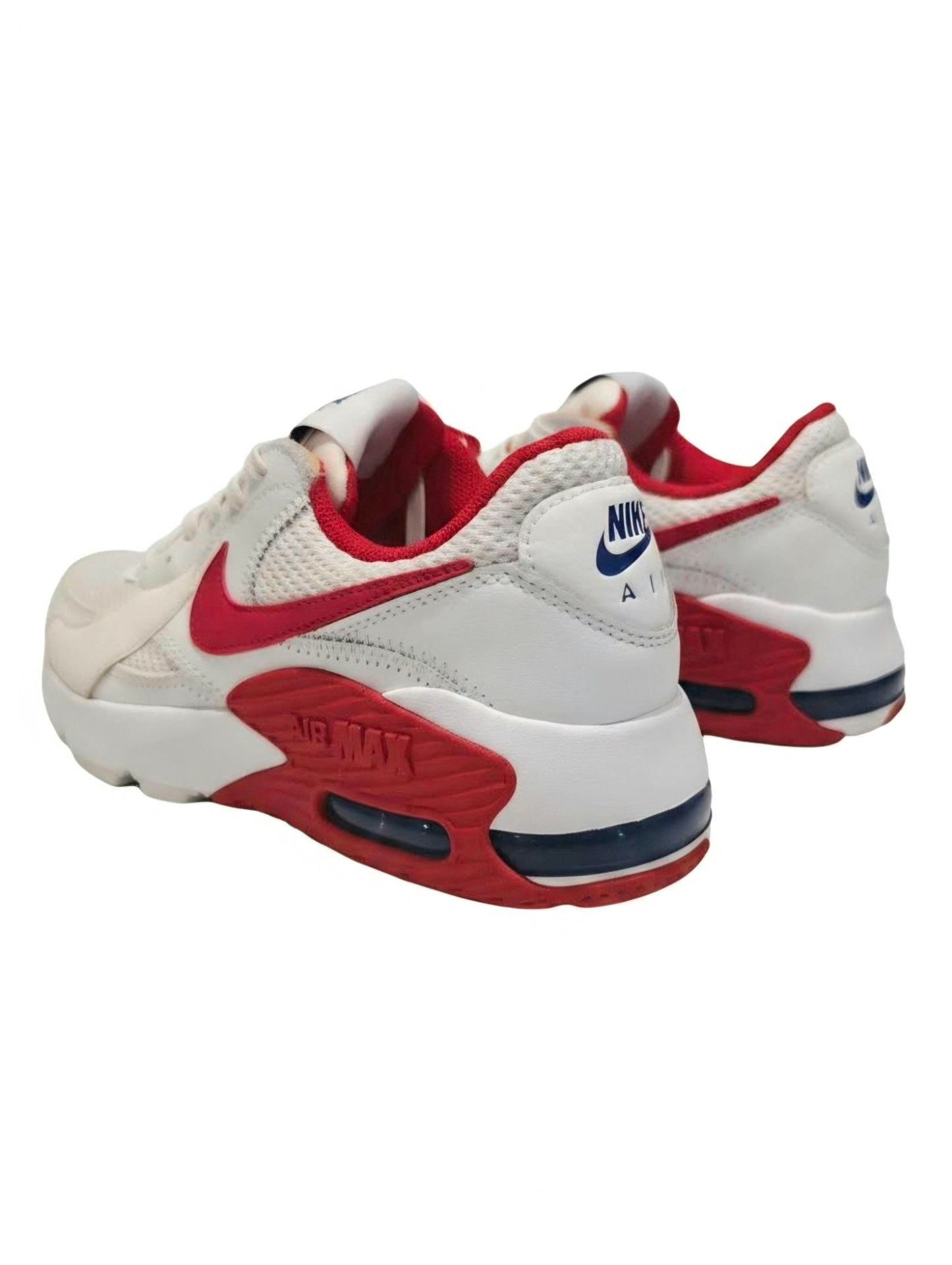 Nike Air Max Excee White University Red Sneaker Size 6 5