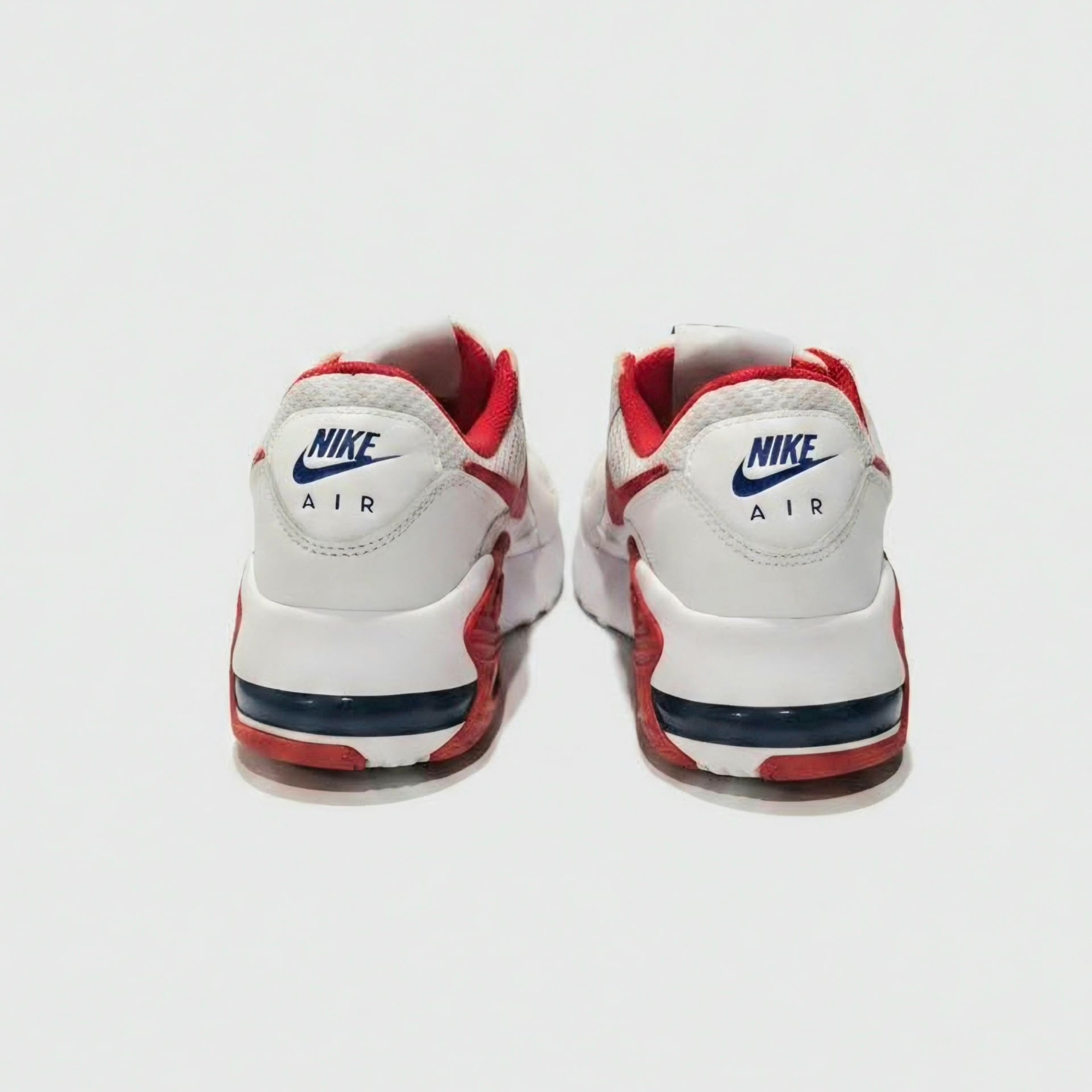 Nike Air Max Excee White University Red Sneaker Size 6 6