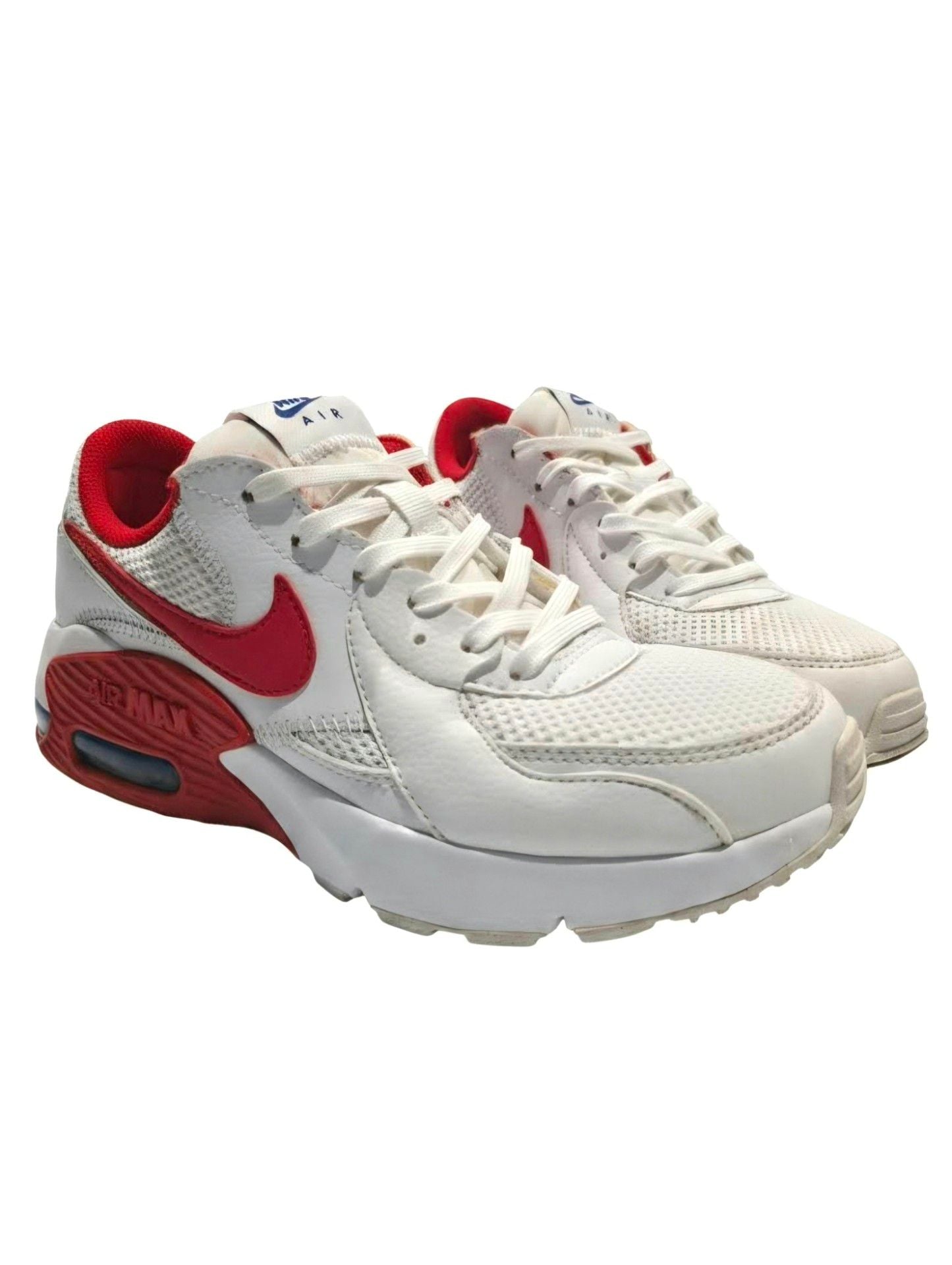 Nike Air Max Excee White University Red Sneaker Size 6 2