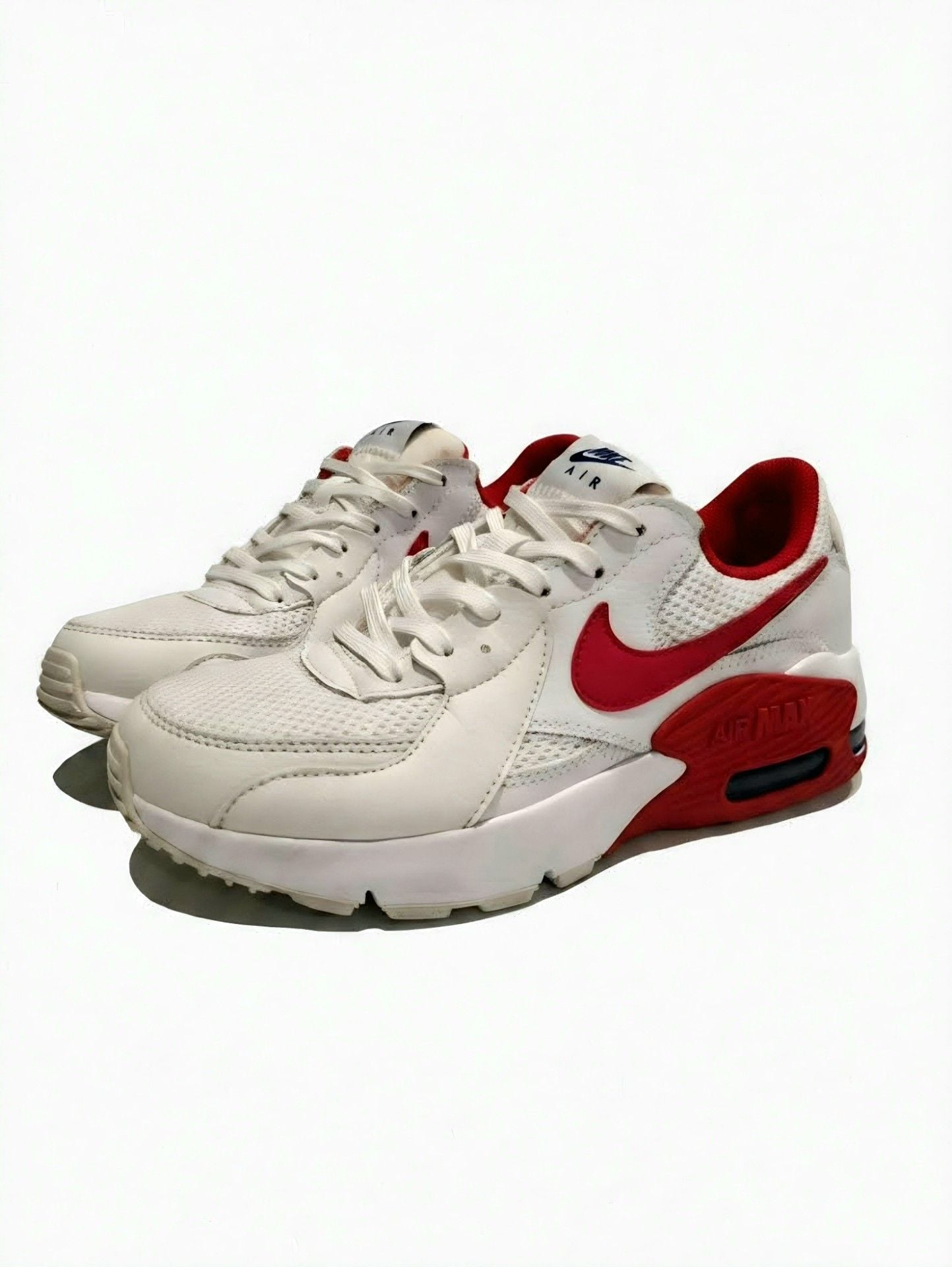 Nike Air Max Excee White University Red Sneaker Size 6 3