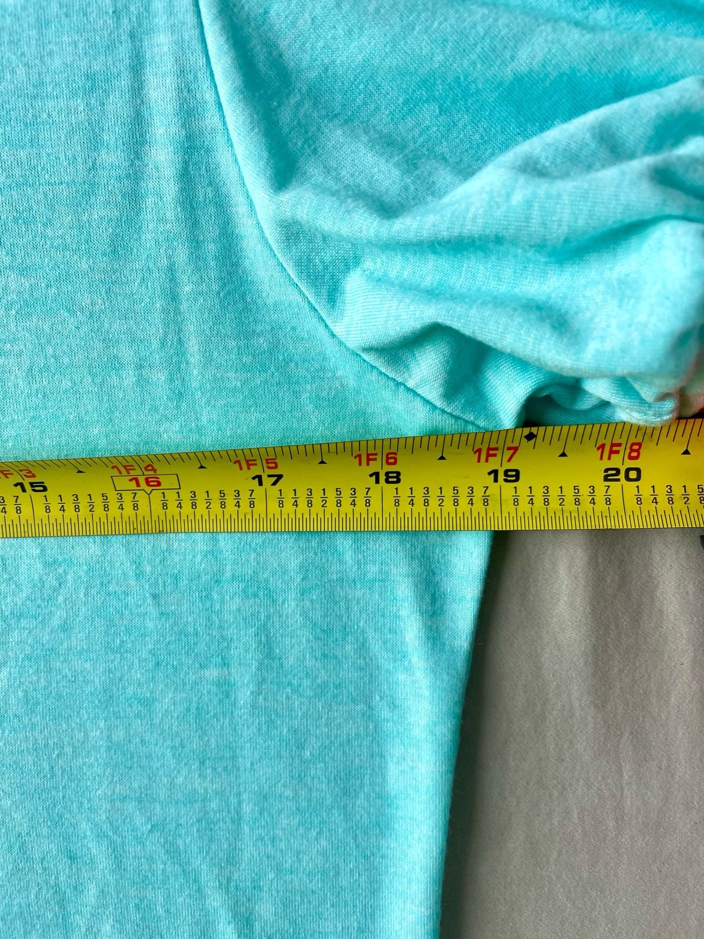 Bright Aqua Blue V-Neck Puff Sleeve Knit Top 13