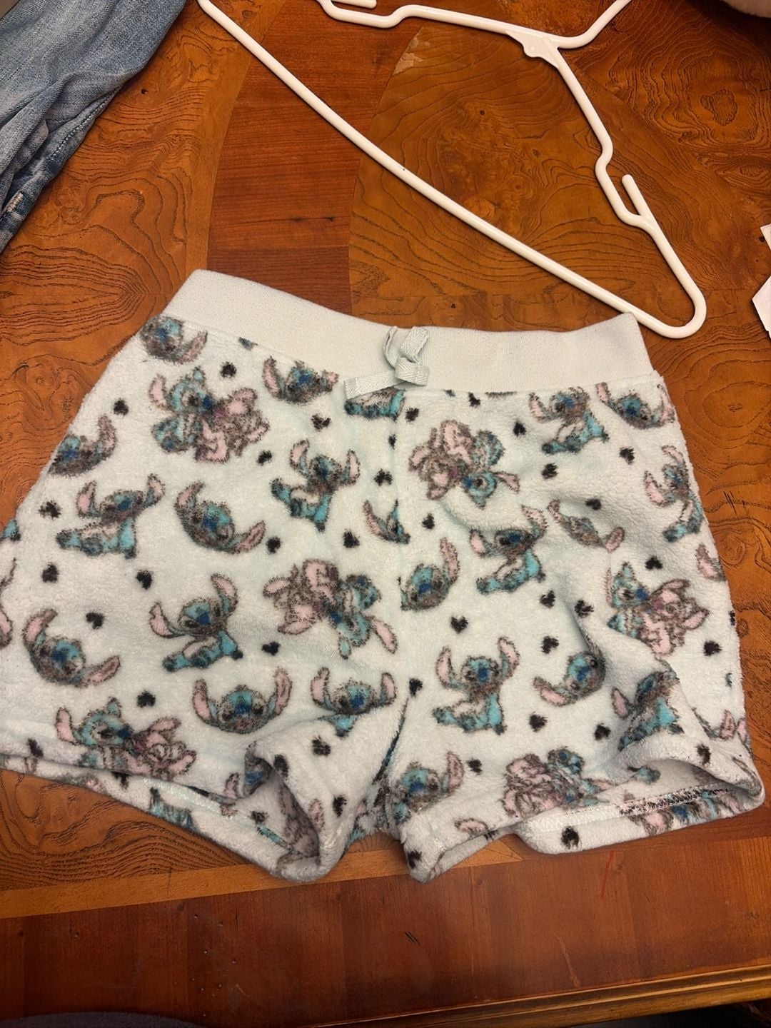 Disney Lilo & Stitch All-Over Print Fleece Pajama Shorts 1