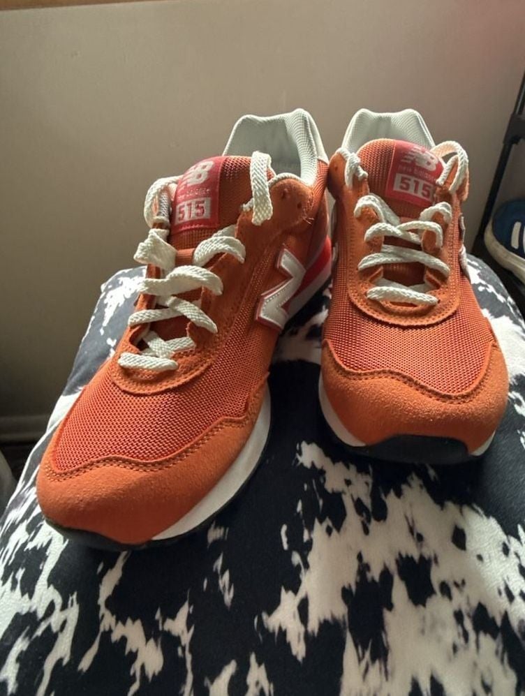 New Balance 515 v3 Orange and White Sneakers 2