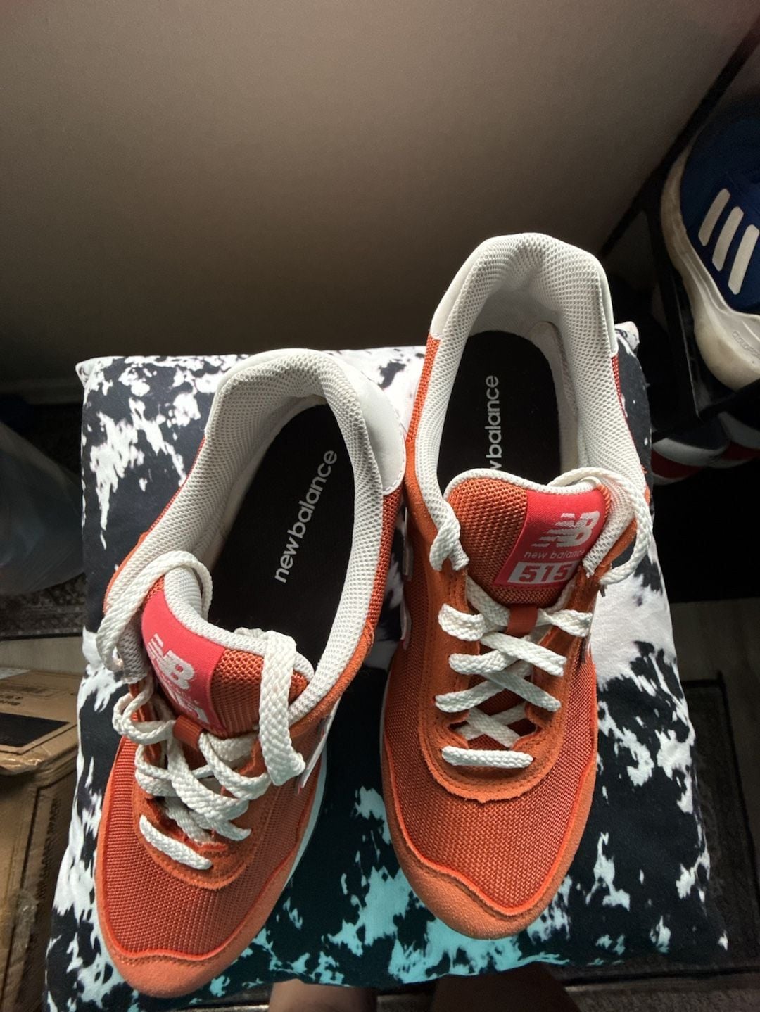 New Balance 515 v3 Orange and White Sneakers 3