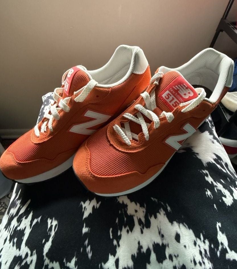 New Balance 515 v3 Orange and White Sneakers 4