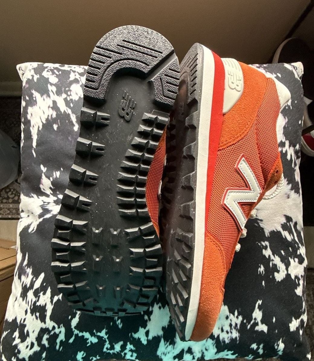 New Balance 515 v3 Orange and White Sneakers 5