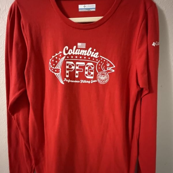Columbia PFG Long Sleeve Performance Fishing Gear Graphic Tee