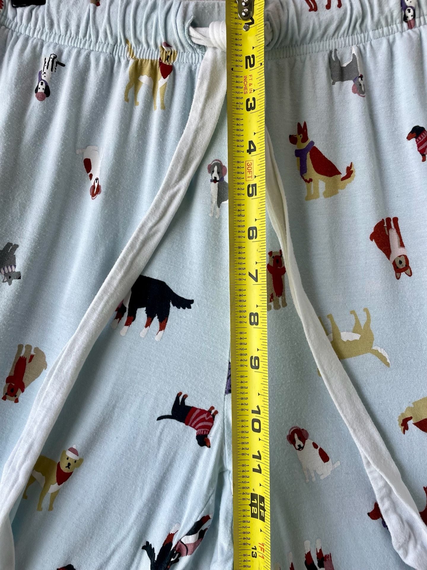 dip Eco-Friendly 3-Piece Sleepwear Christmas Dogs Pajama Set with Scrunchie 23