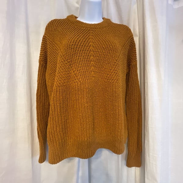 Madewell Joslin Cotton Pullover Sweater in Egyptian Gold S
Chunky
Knit
Cozy
Fall