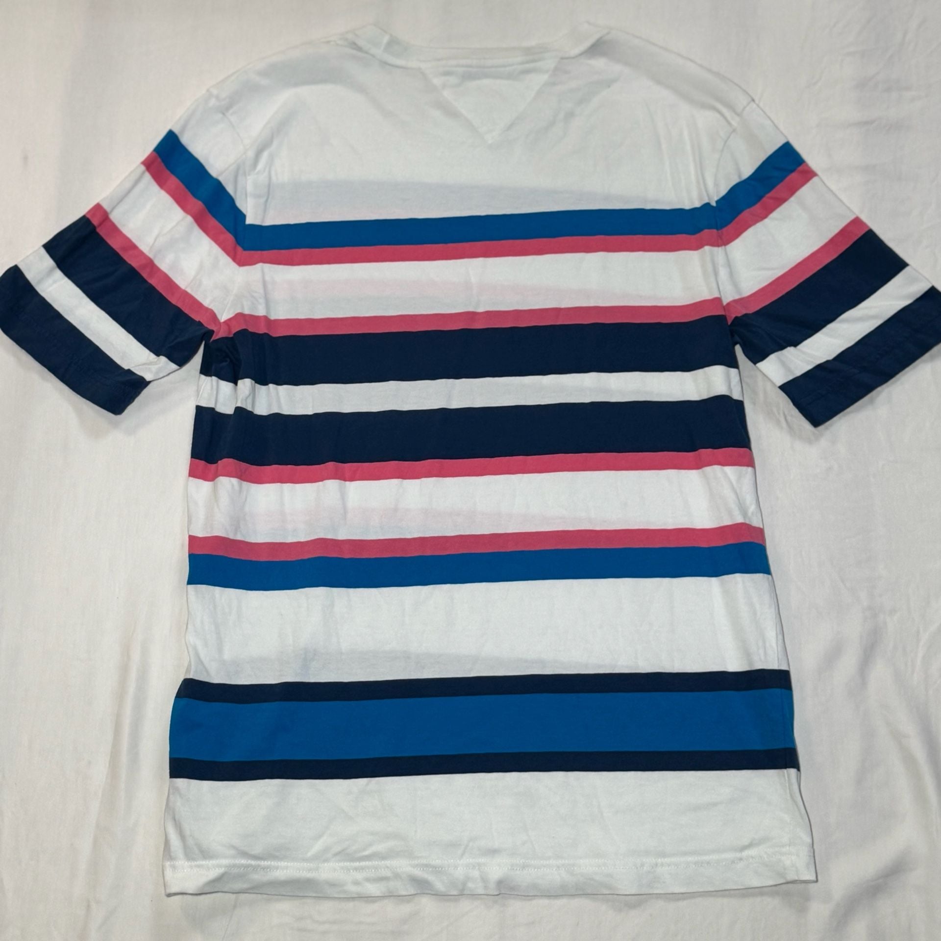 Tommy Hilfiger Multi-Color Horizontal Striped Crewneck T-Shirt 3