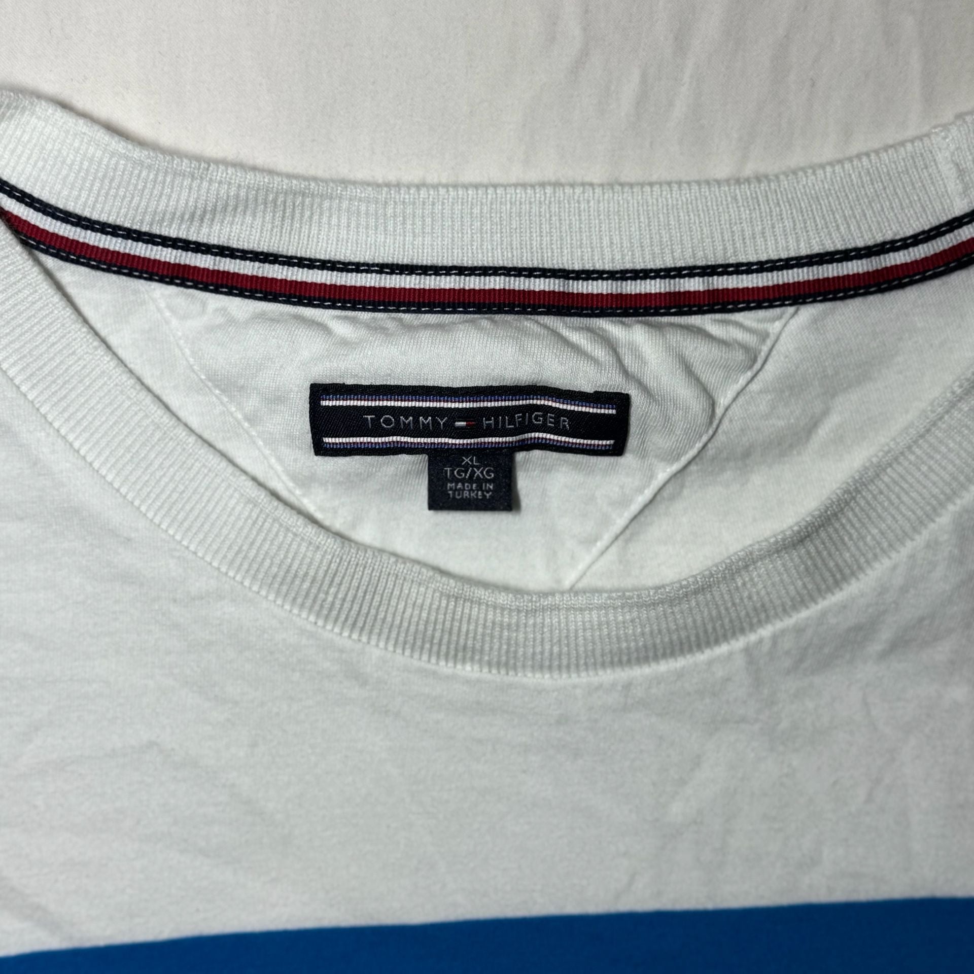 Tommy Hilfiger Multi-Color Horizontal Striped Crewneck T-Shirt 4